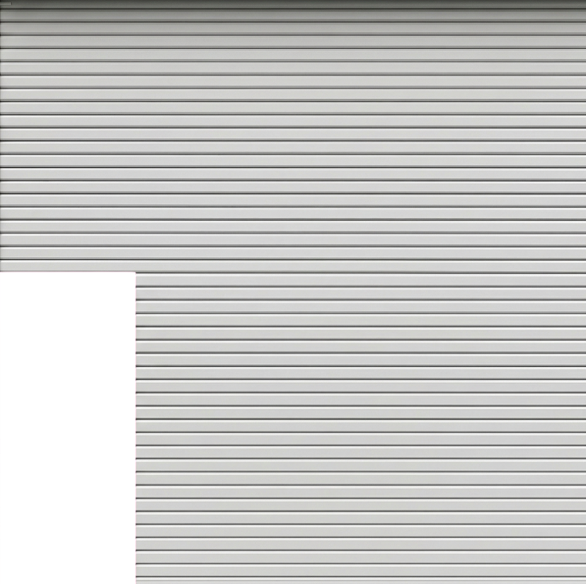 Industrial gear-operated rolling shutter